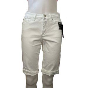 Women’s Shorts LEXINGTON SOFT WHITE BERMUDA SHORTS White Size 4